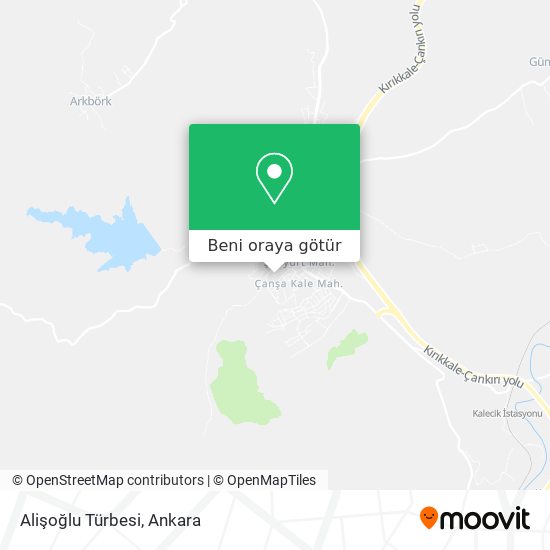Alişoğlu Türbesi harita