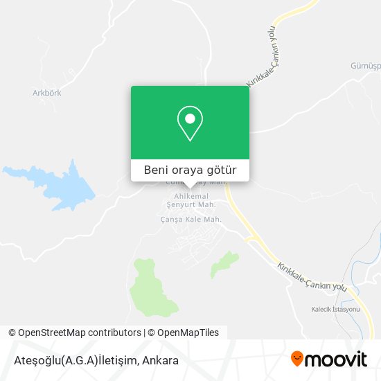 Ateşoğlu(A.G.A)İletişim harita