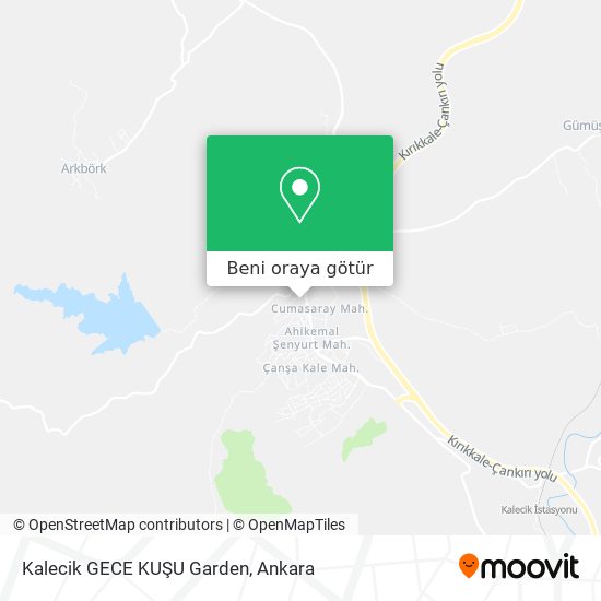 Kalecik GECE KUŞU Garden harita