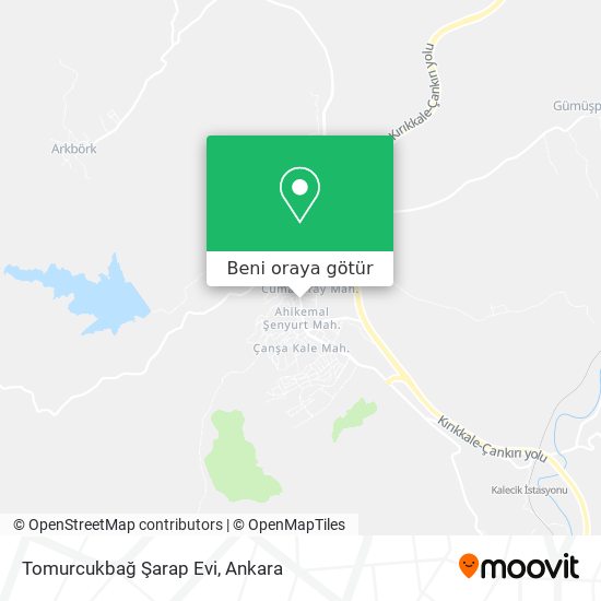 Tomurcukbağ Şarap Evi harita