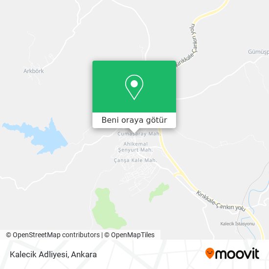 Kalecik Adliyesi harita