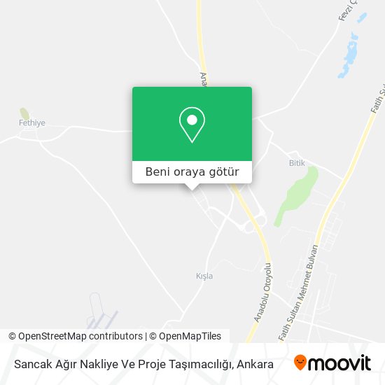 Sancak Ağır Nakliye Ve Proje Taşımacılığı harita