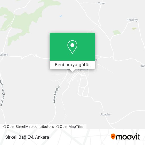 Sirkeli Bağ Evi harita