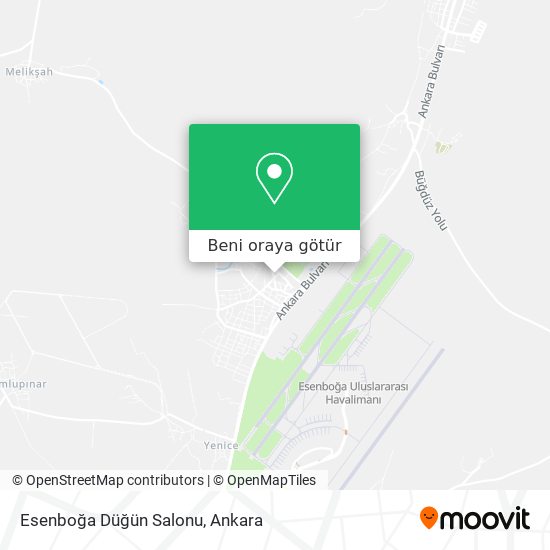 Esenboğa Düğün Salonu harita