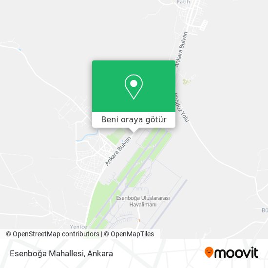 Esenboğa Mahallesi harita