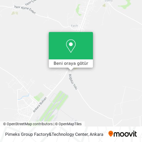 Pimeks Group Factory&Technology Center harita
