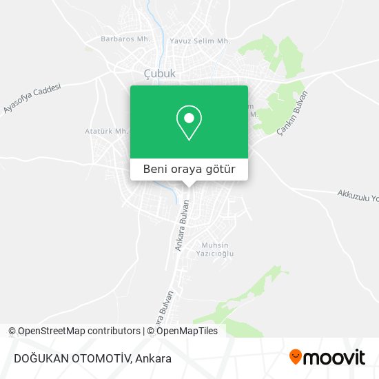 DOĞUKAN OTOMOTİV harita