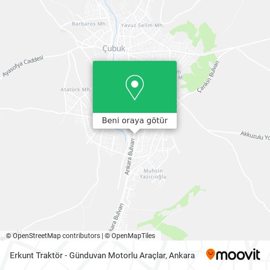 Erkunt Traktör - Günduvan Motorlu Araçlar harita