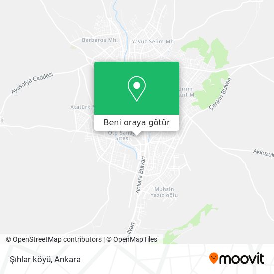 Şıhlar köyü harita