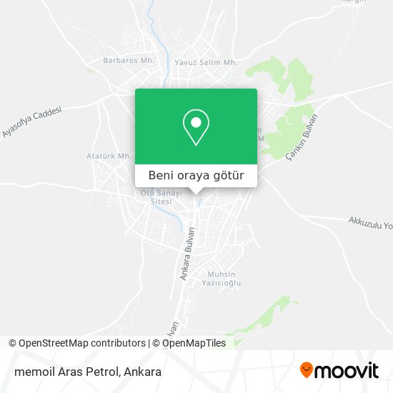 memoil Aras Petrol harita