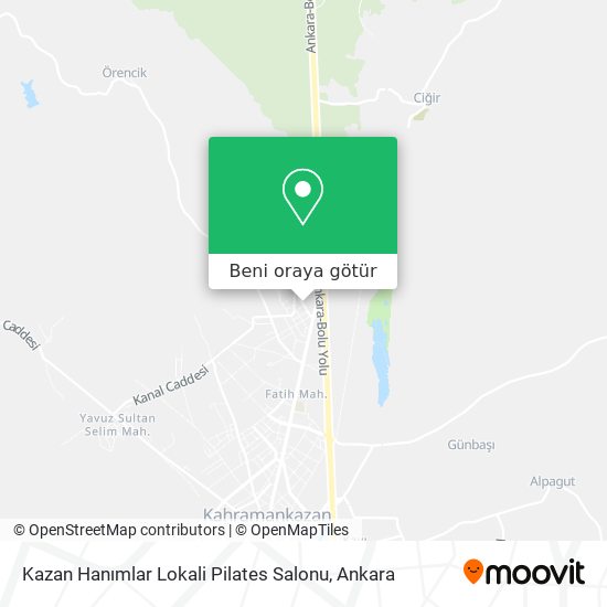 Kazan Hanımlar Lokali Pilates Salonu harita