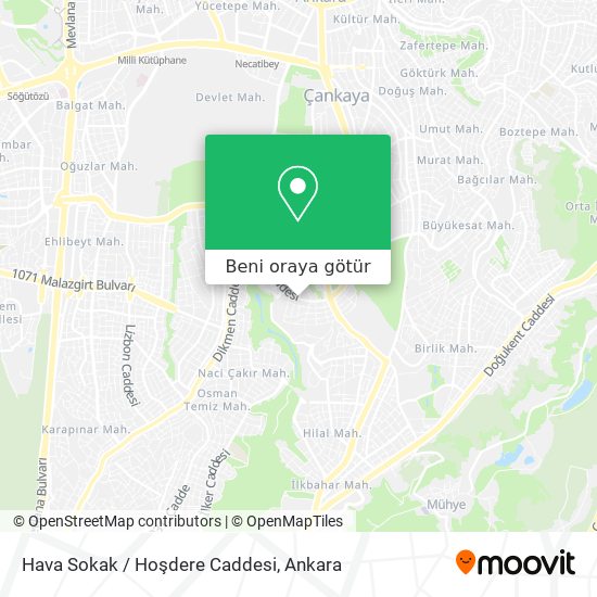 Hava Sokak / Hoşdere Caddesi harita