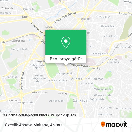 Özçelik Aspava Maltepe harita