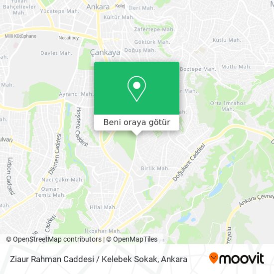 Ziaur Rahman Caddesi / Kelebek Sokak harita