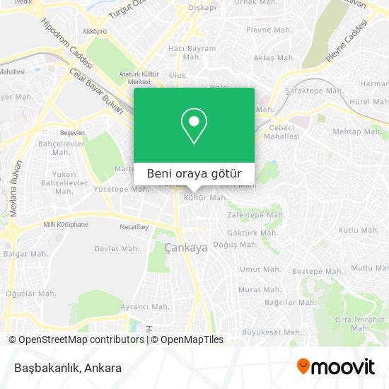Başbakanlık harita