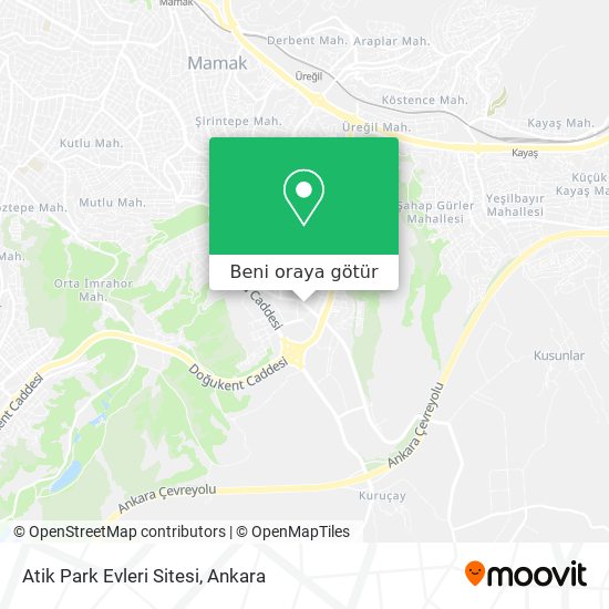 Atik Park Evleri Sitesi harita