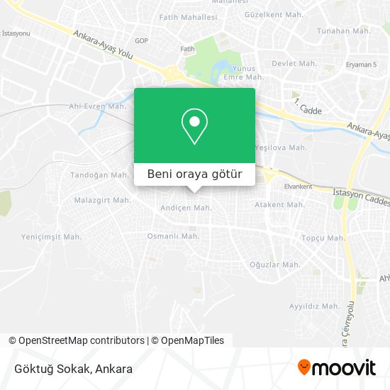 Göktuğ Sokak harita