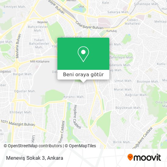 Meneviş Sokak 3 harita