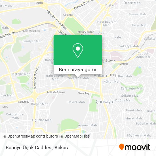 Bahriye Üçok Caddesi harita