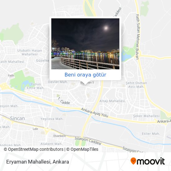 Eryaman Mahallesi harita