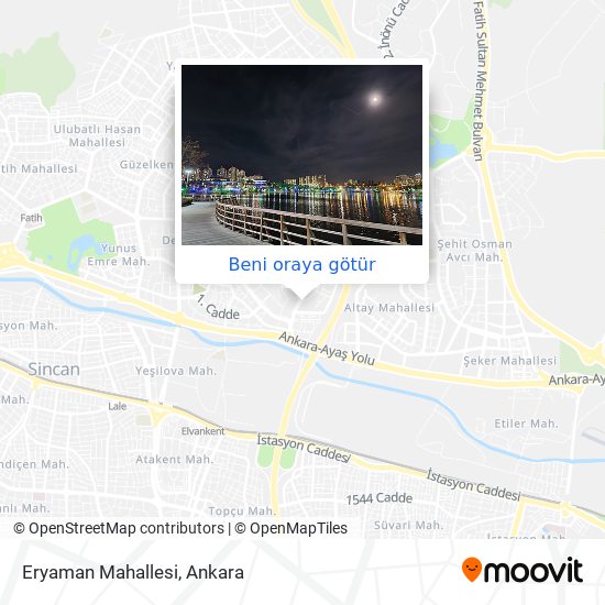 Eryaman Mahallesi harita