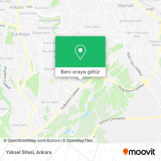 Yüksel Sitesi harita