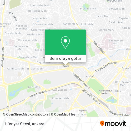 Hürriyet Sitesi harita