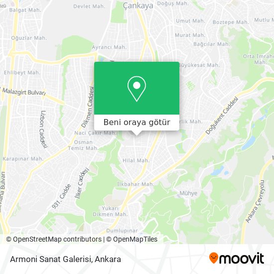 Armoni Sanat Galerisi harita