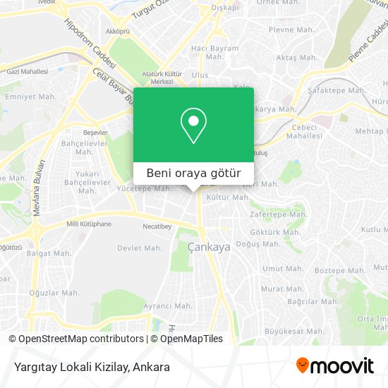 Yargıtay Lokali Kizilay harita
