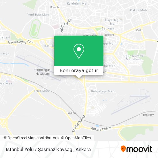 İstanbul Yolu / Şaşmaz Kavşağı harita