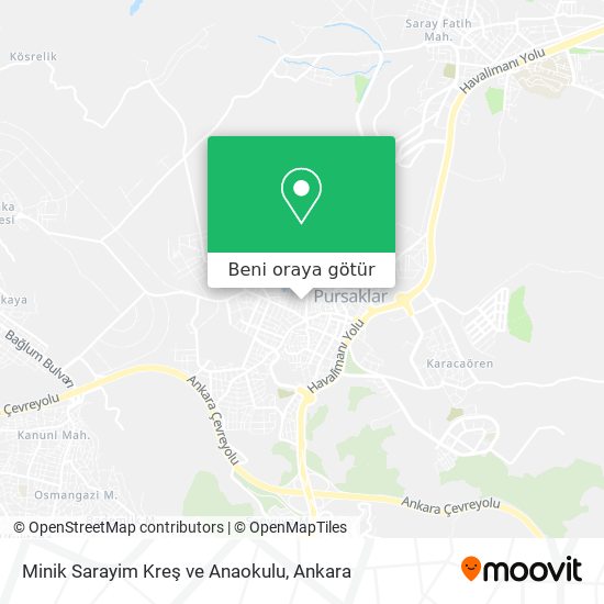 Minik Sarayim Kreş ve Anaokulu harita