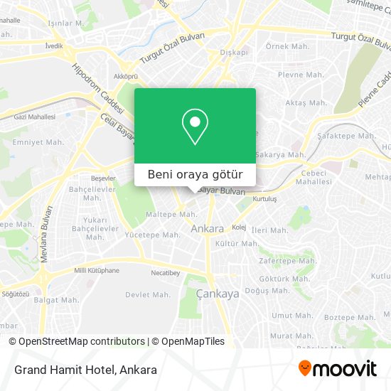 Grand Hamit Hotel harita