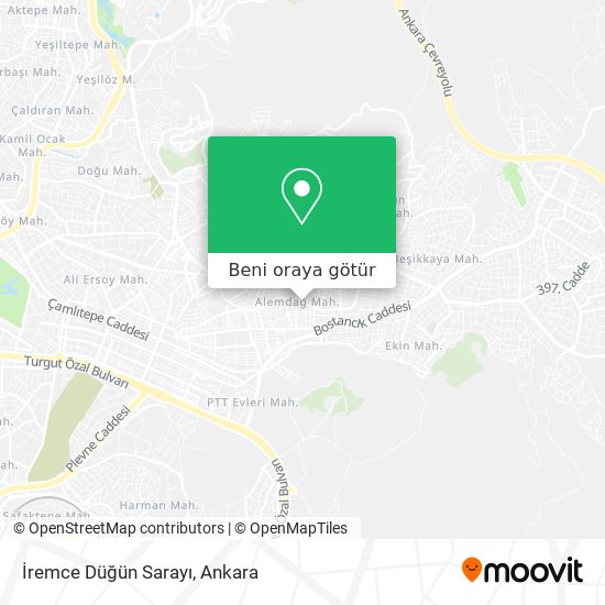 İremce Düğün Sarayı harita