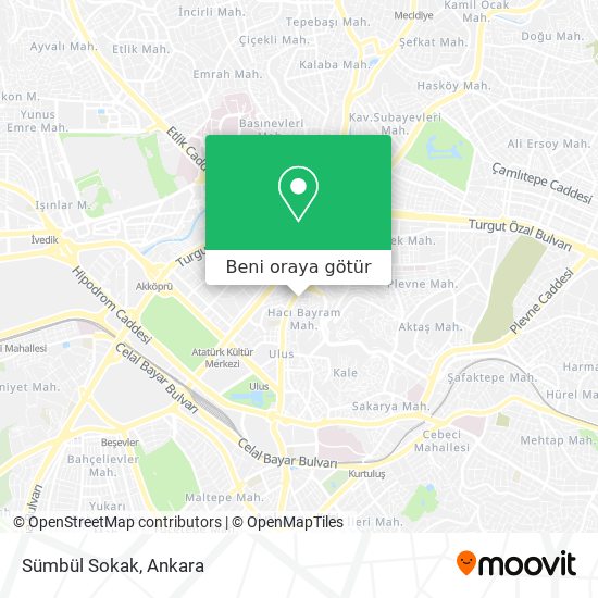 Sümbül Sokak harita