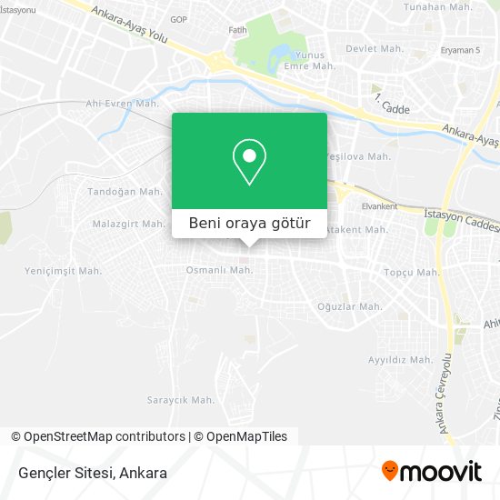 Gençler Sitesi harita
