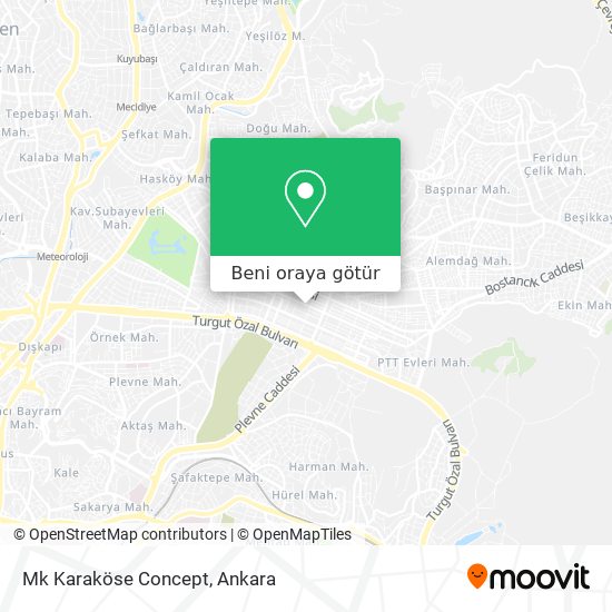 Mk Karaköse Concept harita