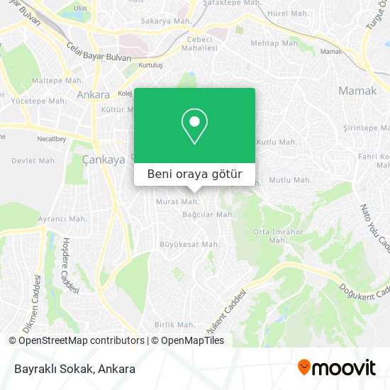 Bayraklı Sokak harita