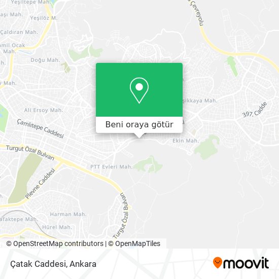 Çatak Caddesi harita
