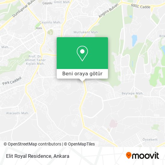 Elit Royal Residence harita