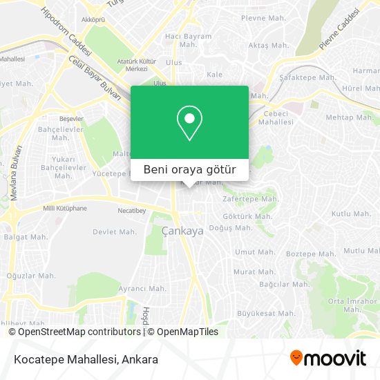 Kocatepe Mahallesi harita