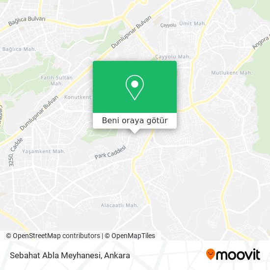 Sebahat Abla Meyhanesi harita