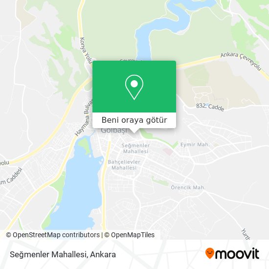 Seğmenler Mahallesi harita