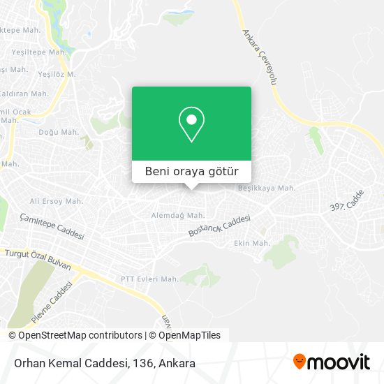 Orhan Kemal Caddesi, 136 harita