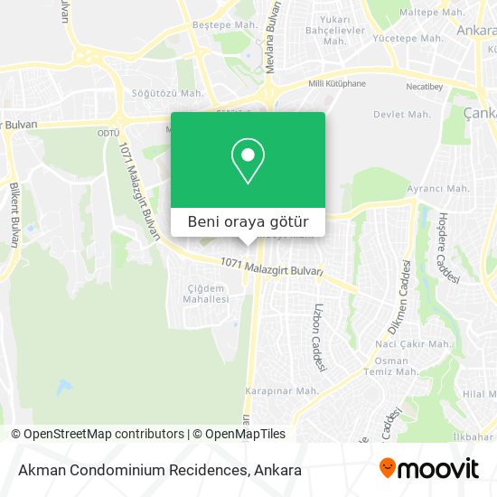 Akman Condominium Recidences harita