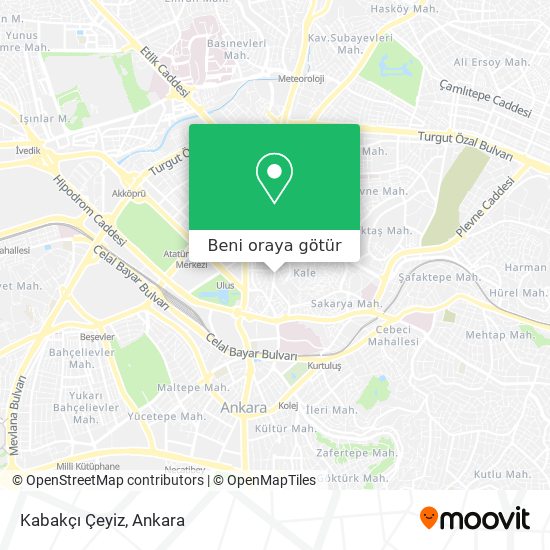 Kabakçı Çeyiz harita