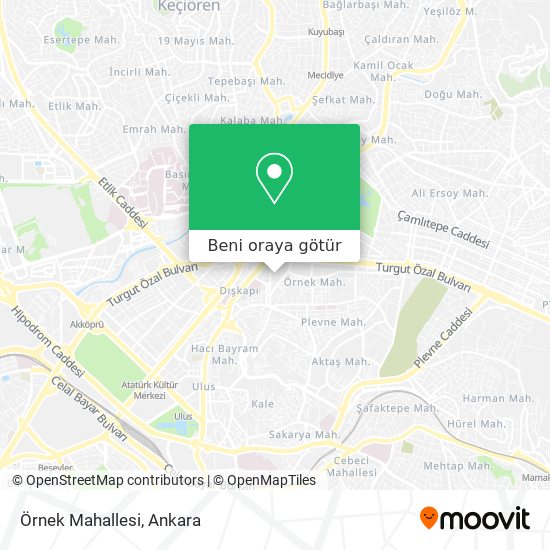 Örnek Mahallesi harita