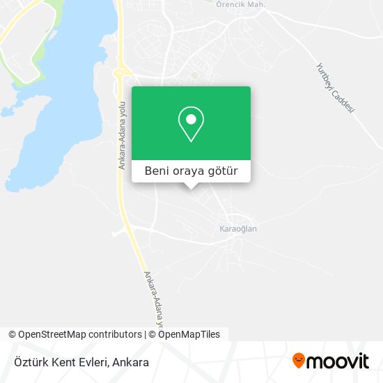 Öztürk Kent Evleri harita