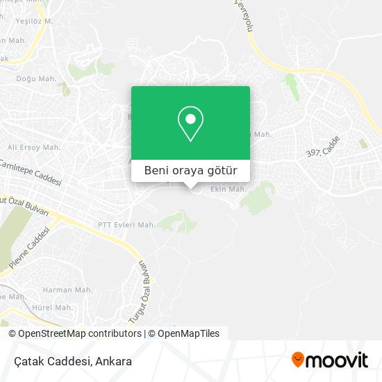Çatak Caddesi harita