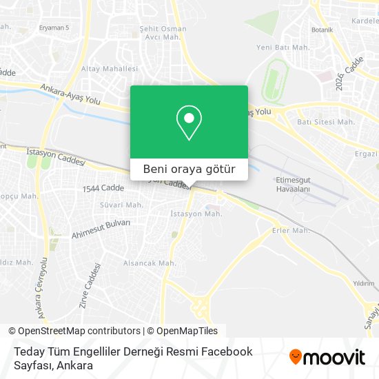 Teday Tüm Engelliler Derneği Resmi Facebook Sayfası harita