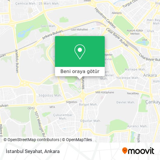 İstanbul Seyahat harita